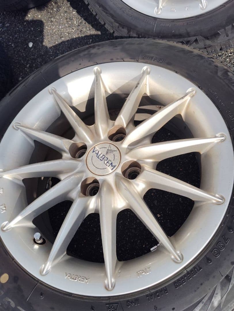 ②VALBREM 14インチ スタッドレス４本セット(２本価格)①②セット品