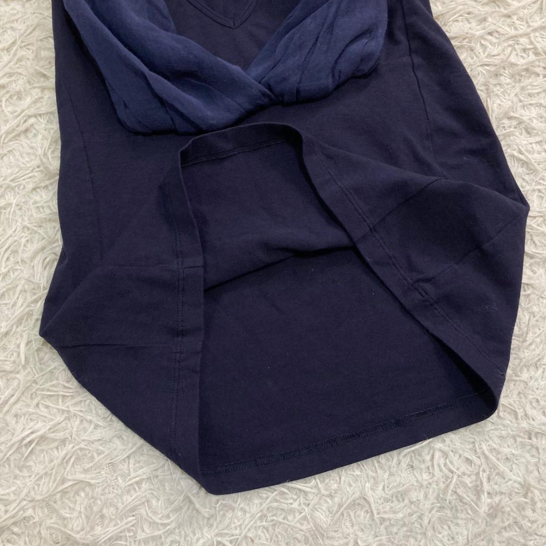 17462✨ブルネロクチネリ シフォン デザイン ドッキング チュニック M