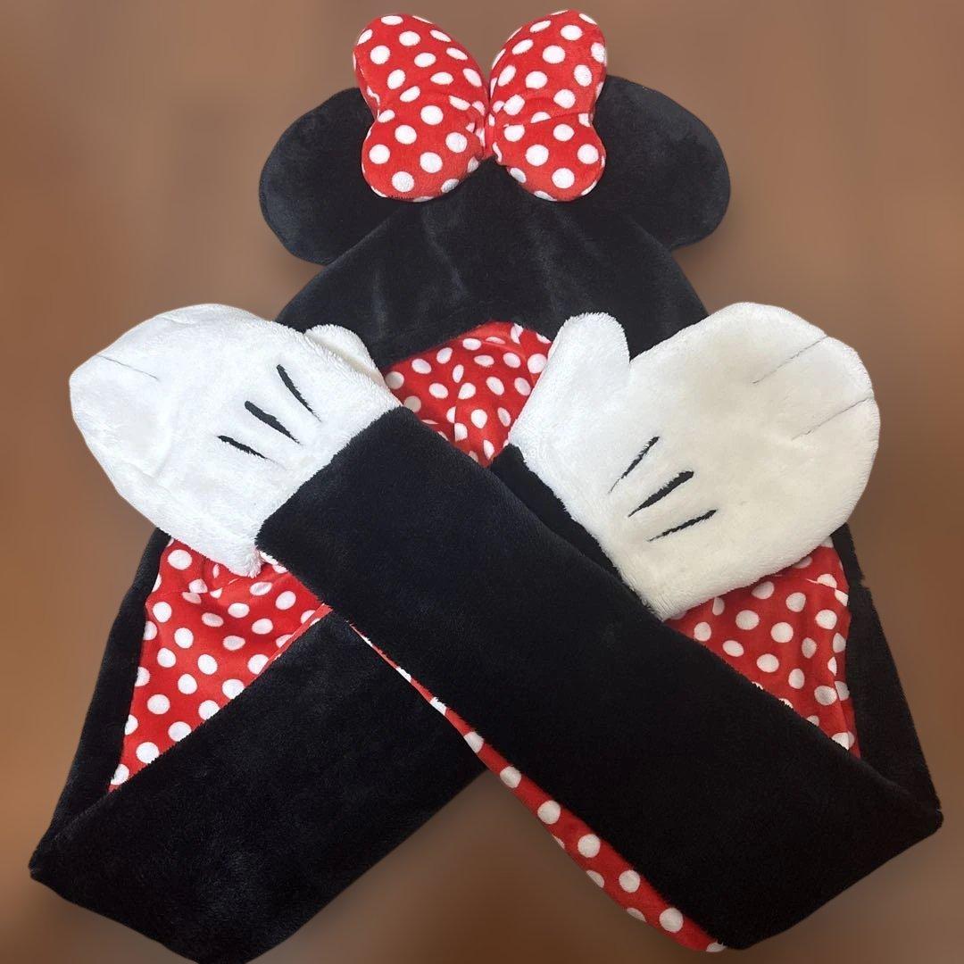 ディズニー ミニーマウス マフラーファンキャップ ミニー マフラー