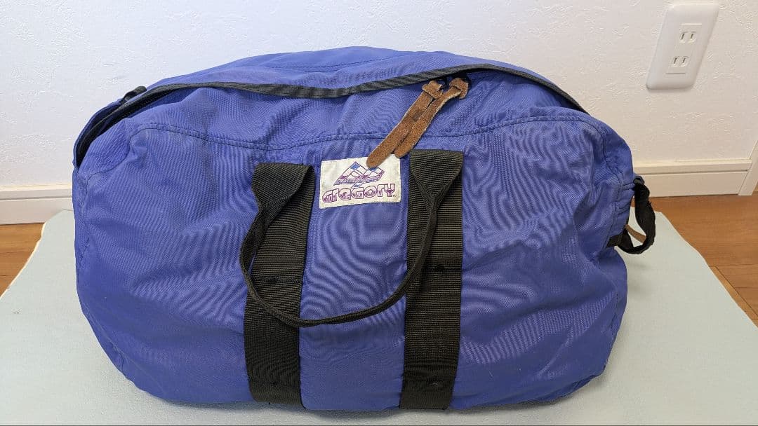 GREGORY ボストンバッグ 青　紫タグ　M