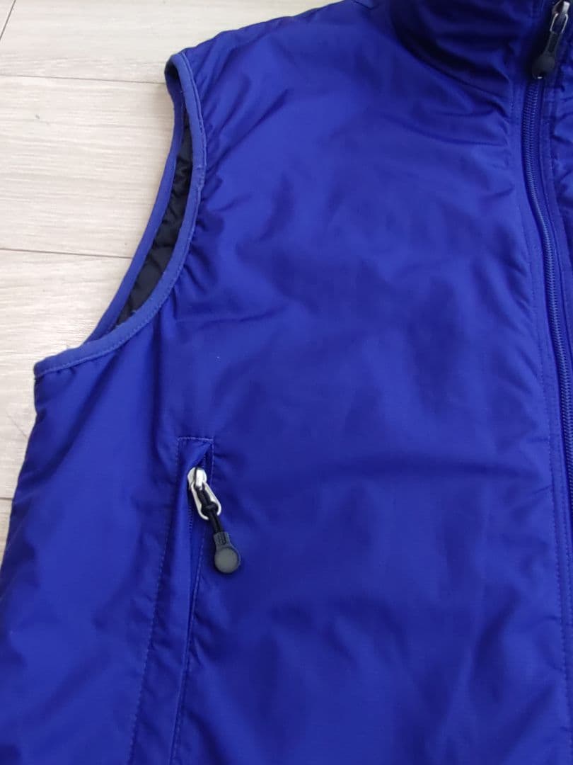 【美中古】パタゴニア　パフボール　ベスト　ブルー　メンズS
