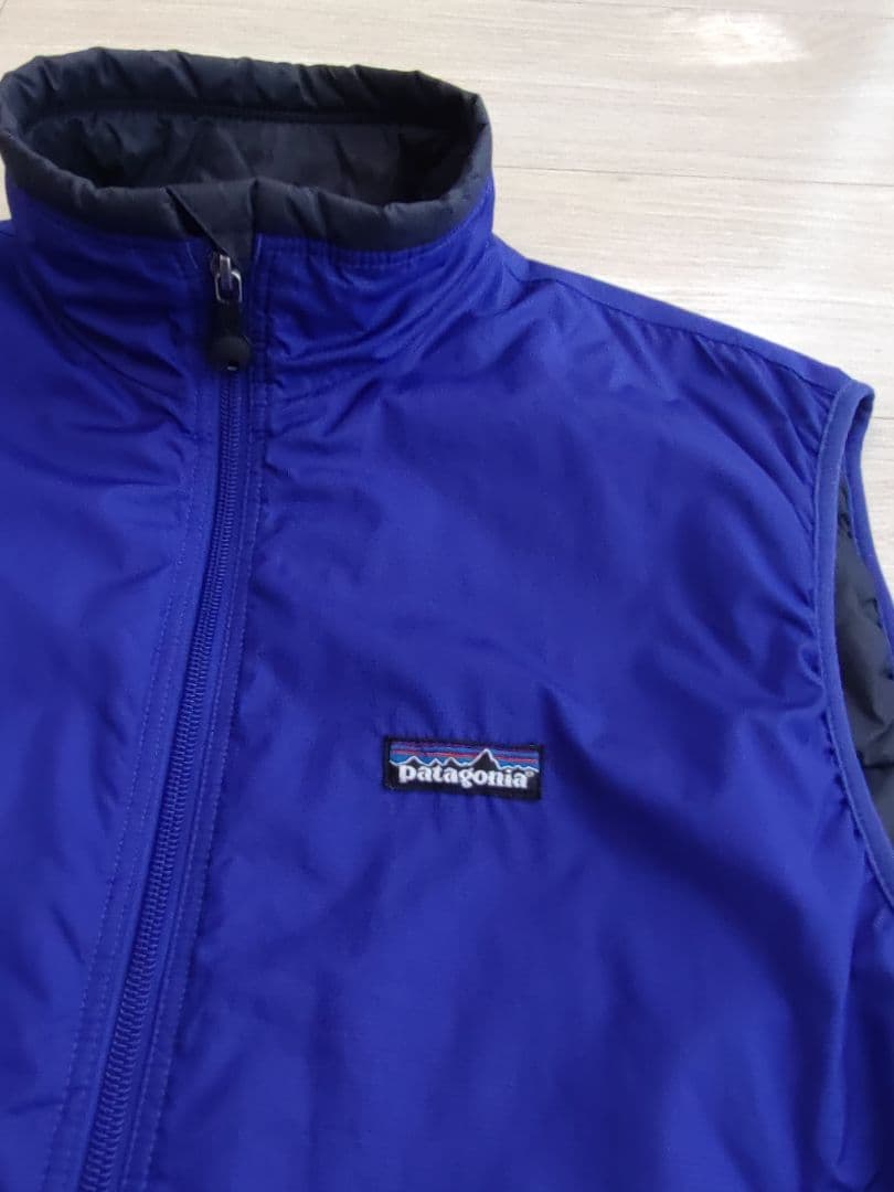 【美中古】パタゴニア　パフボール　ベスト　ブルー　メンズS
