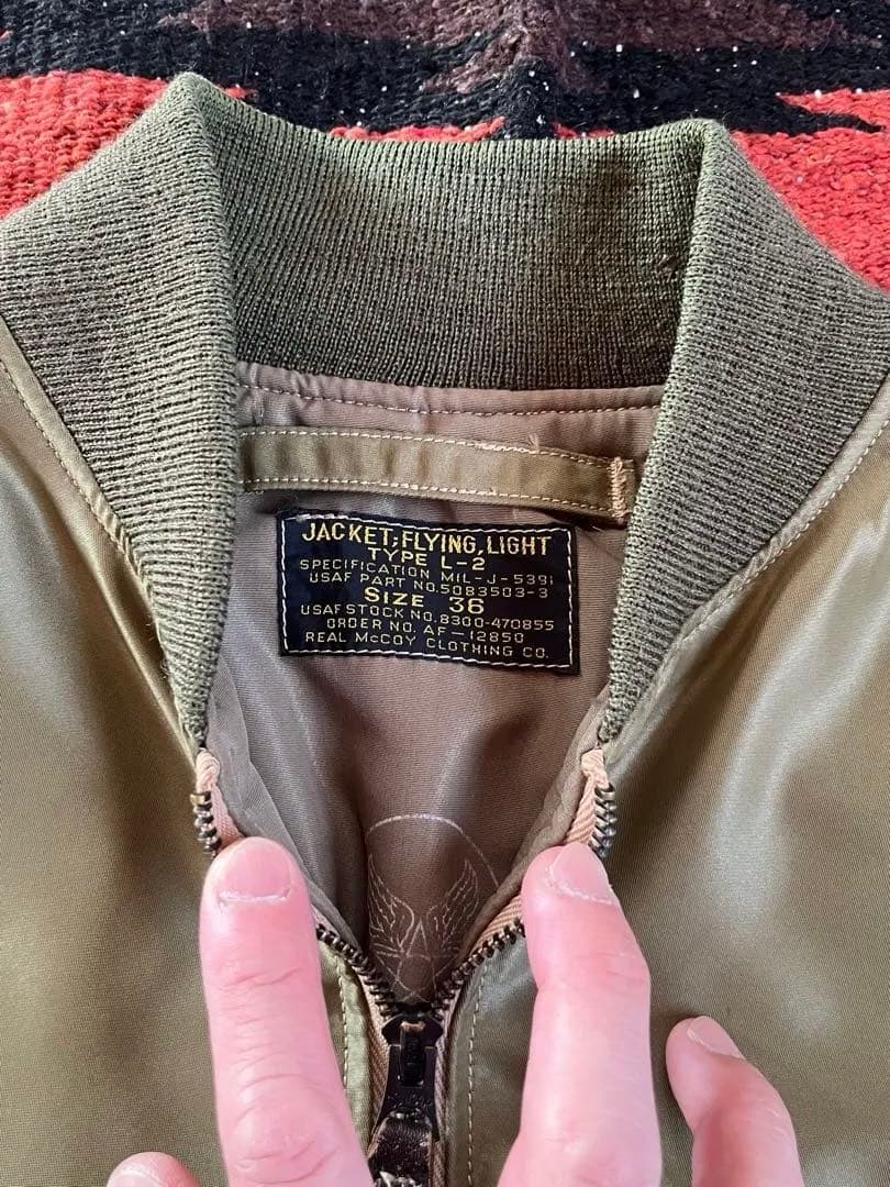 セール！　Real McCoys L-2 オリーブ　旧マッコイ