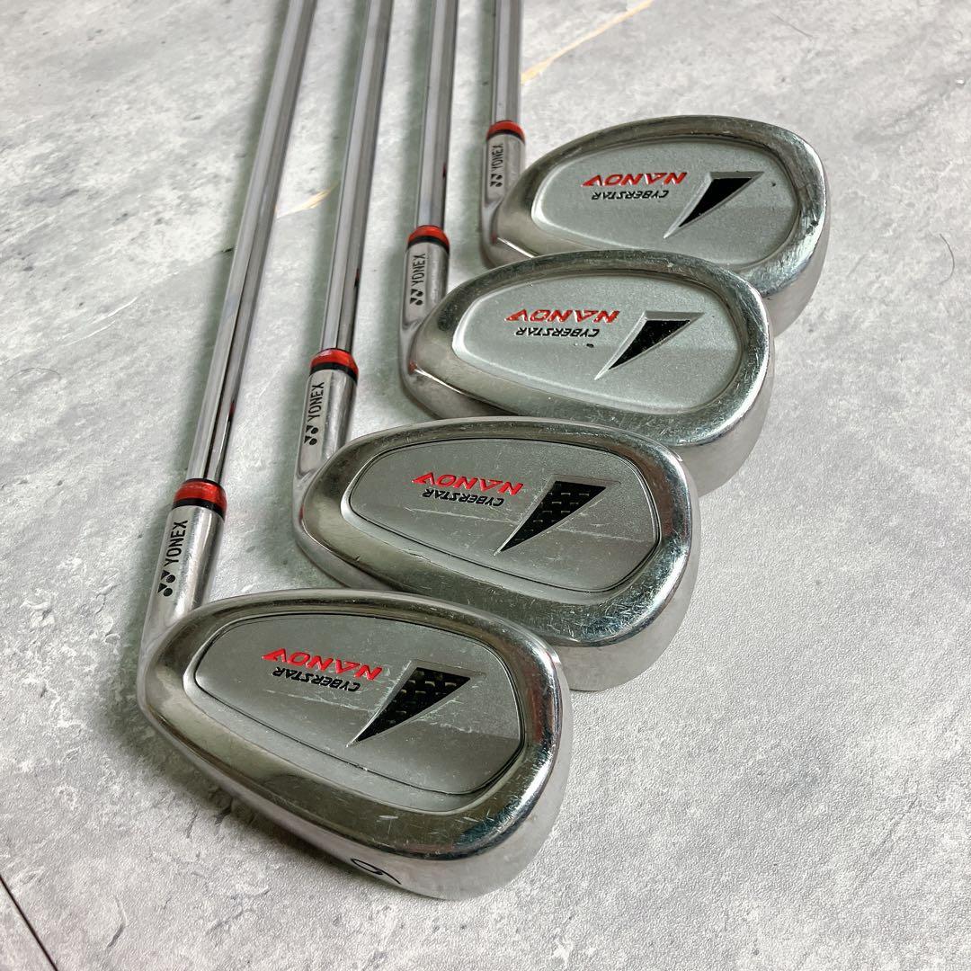 ヨネックス CYBERSTAR NANOV アイアン8本セット FLEX R