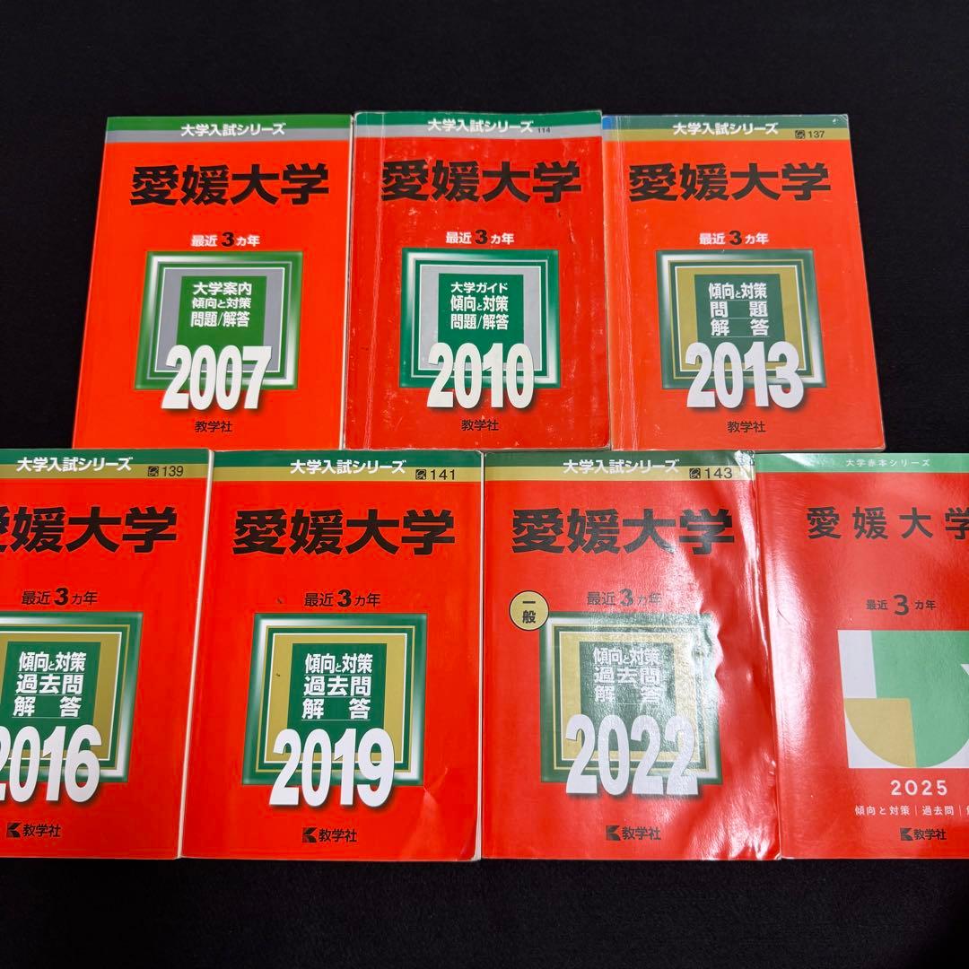 赤本　愛媛大学　医学部　2004年～2024年　21年分