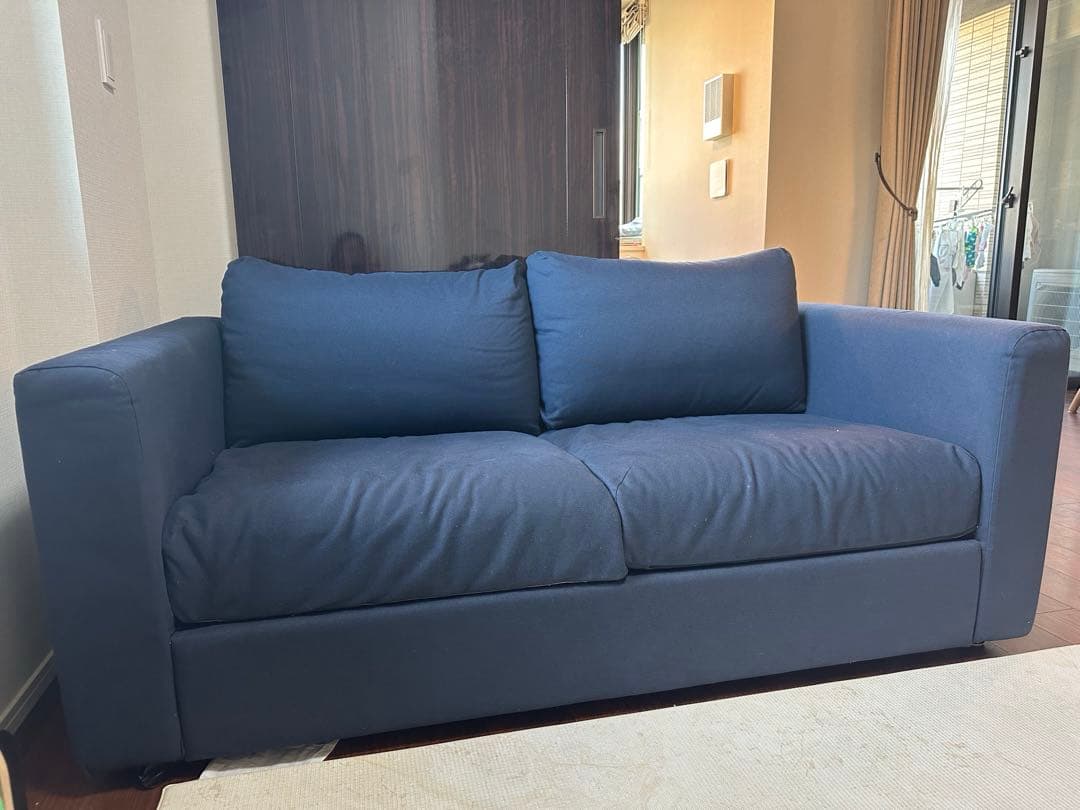 IKEA VIMLE ヴィムレ　2人掛け ソファ ネイビー