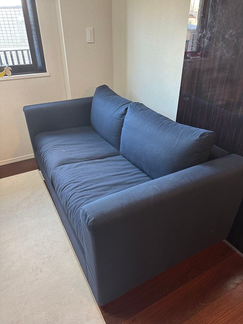 IKEA VIMLE ヴィムレ　2人掛け ソファ ネイビー