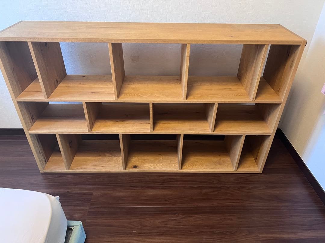 ACTUS 木製オープンシェルフ 145cm x 87cm x 32cm