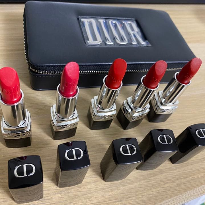 Diorルージュ5本セット　ポーチ付き