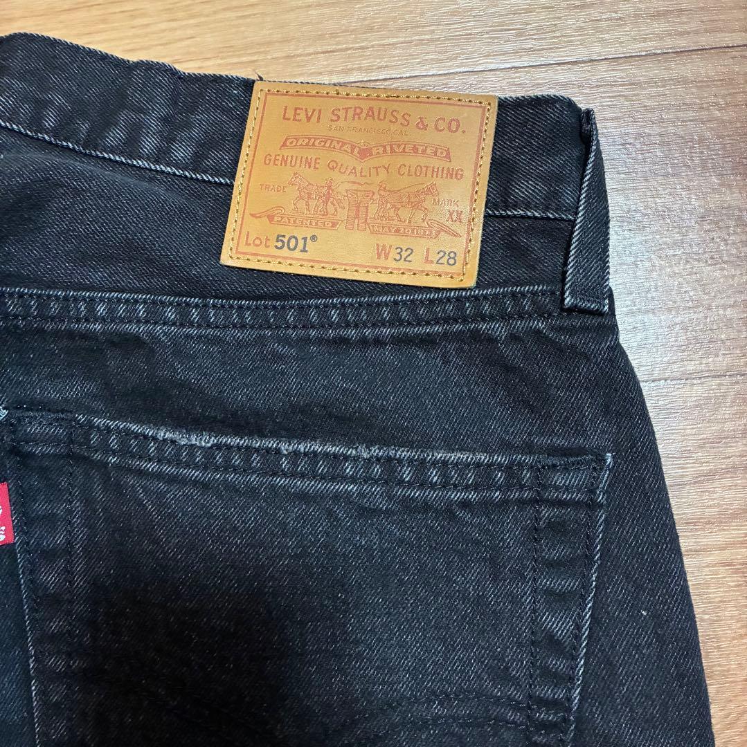 リーバイス Levis EDIFICE別注 501 ブラック W32 L28