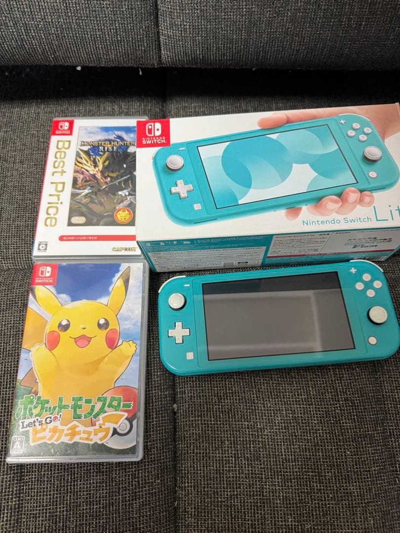 Nintendo Switch Lite ターコイズ + ポケモンソフト
