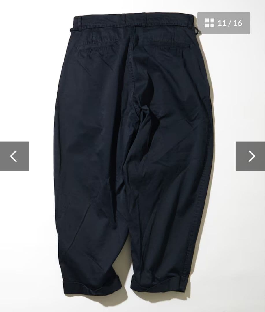 パンツ CAHLUMN Organic Cotton 2 Tuck Chino Pant