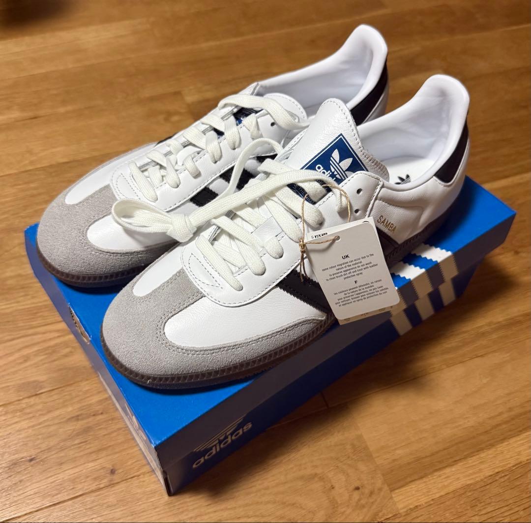 adidas Samba ホワイト　27.5cm