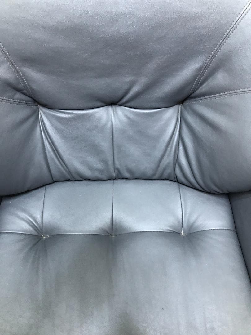 送料無料 ソファ 一人掛け レザー 本革風 木製フレーム モダン 75032-