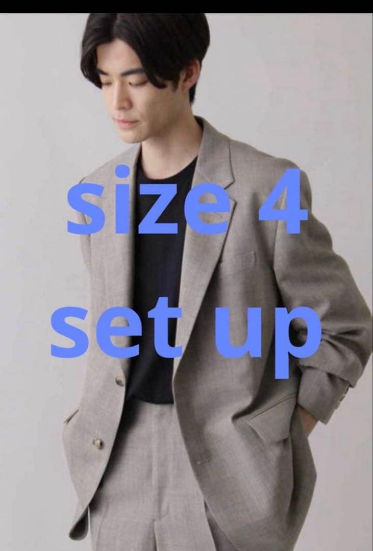 YLÈVE イレーヴ サマーウール セットアップ ベージュ サイズ4 完売品