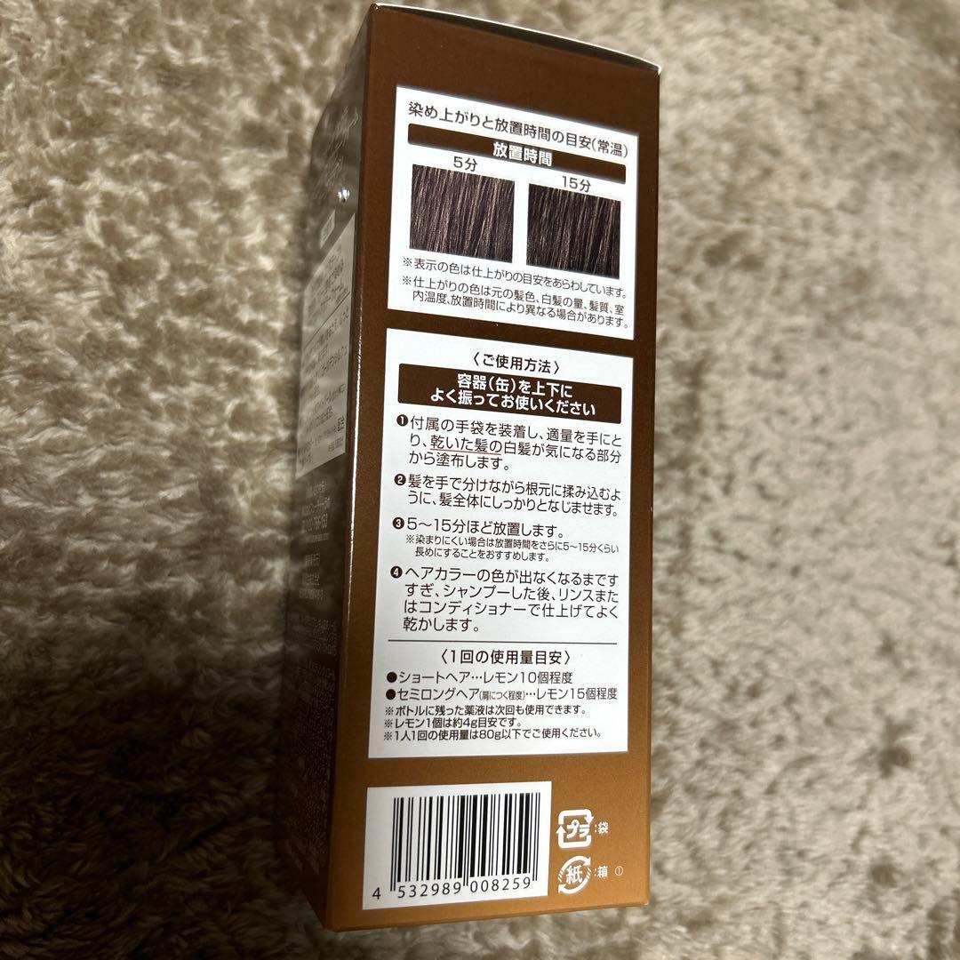 ヘアボーテ　エクラ　ボタニカル　エアカラーフォーム　ダークブラウン　4本