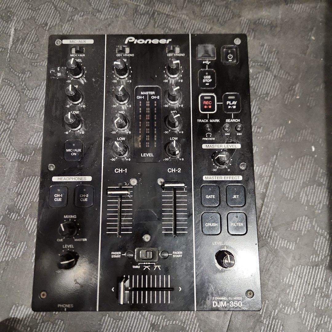 Pioneer DJM-350 2チャンネルDJミキサー