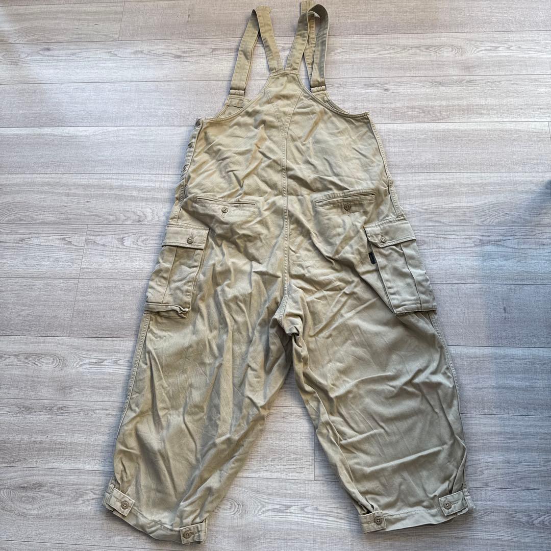 ヨウジヤマモト　ベージュ カーキ　オーバーオール
