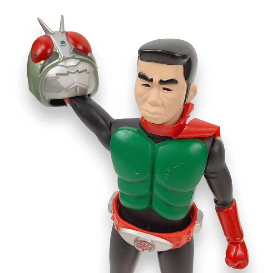 大野剣友会 アクションフィギュア 岡田勝 仮面ライダー新2号 ソフビ 面取れ