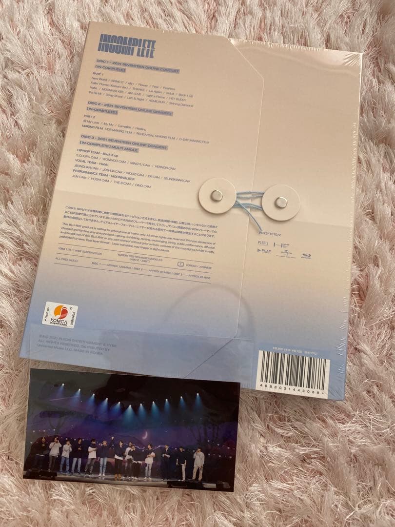 【新品】incomplete Blu-ray seventeen