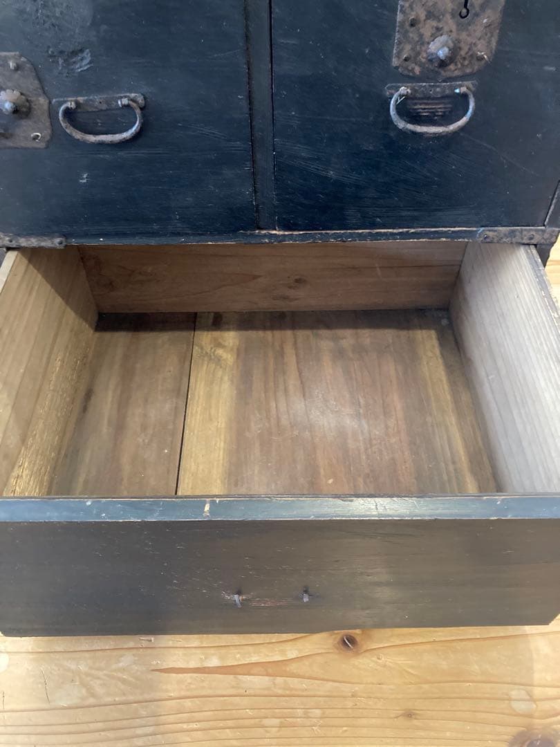 時代箪笥4杯　小箪笥　黒箪笥　古民家