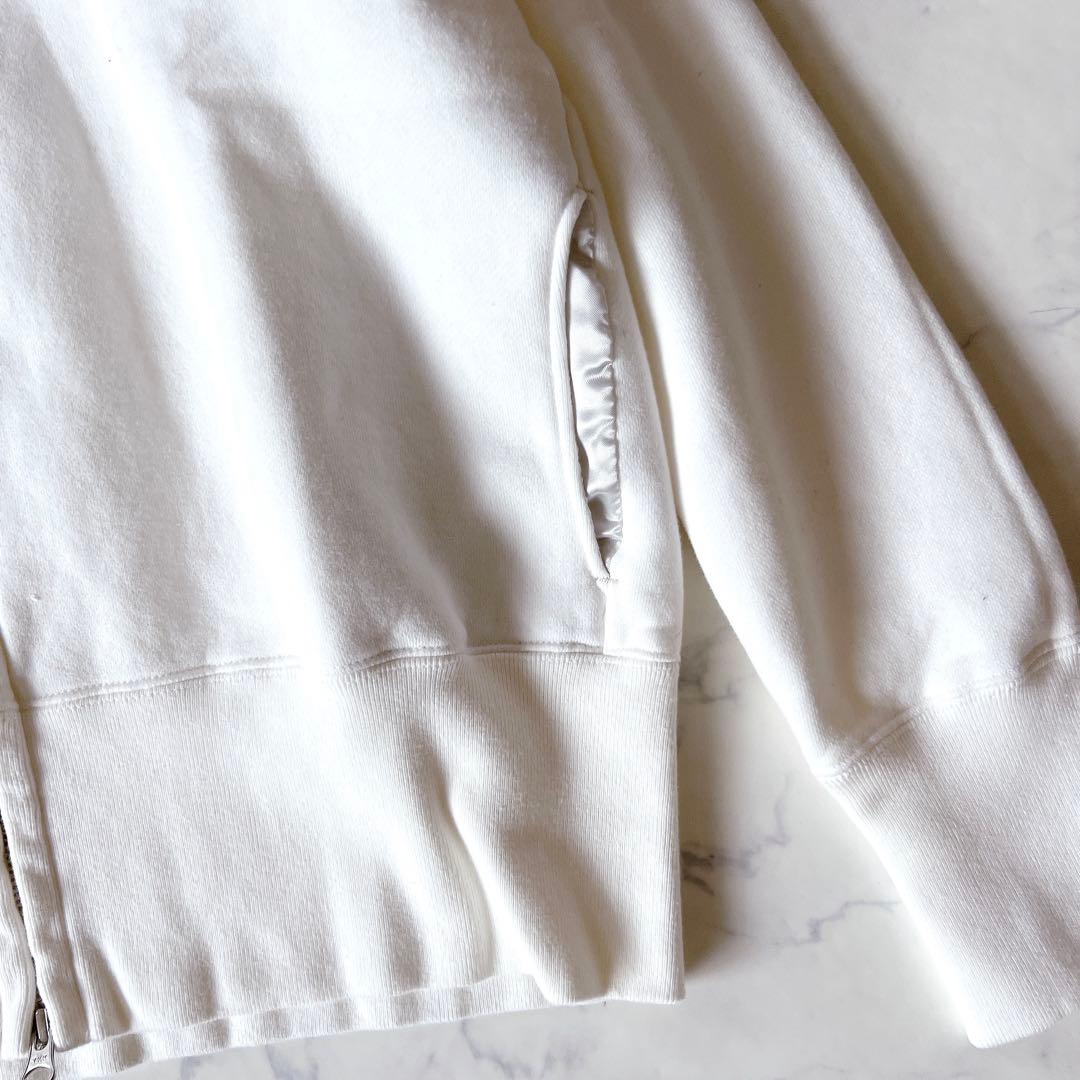 【新品】ルピボット ジップ パーカー 白　ホワイト　スウェット　F ¥20900