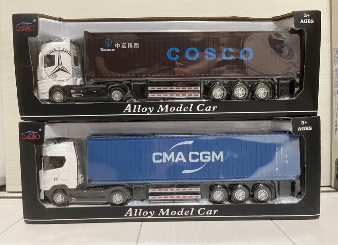 《箱付新品》 1:50 アクトロス スカニア トレーラー セット