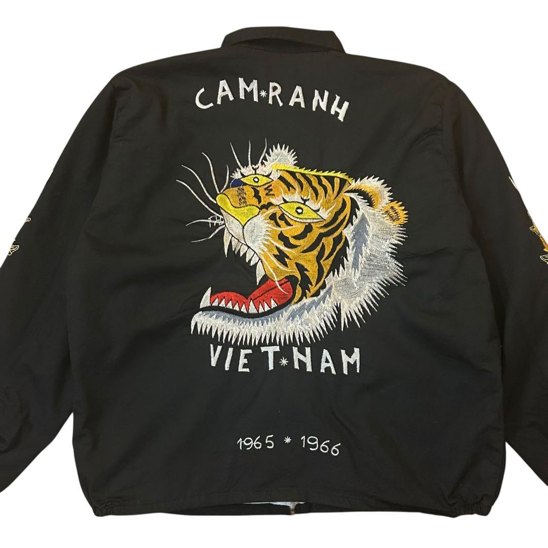 スーベニアジャケット スイングトップ タイガー ベトジャン 刺繍 虎