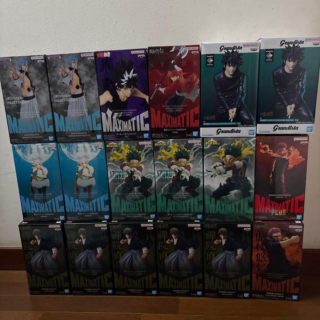 MAXIMATICフィギュア　グランディスタ　禅院直哉　デクなど１８個セット