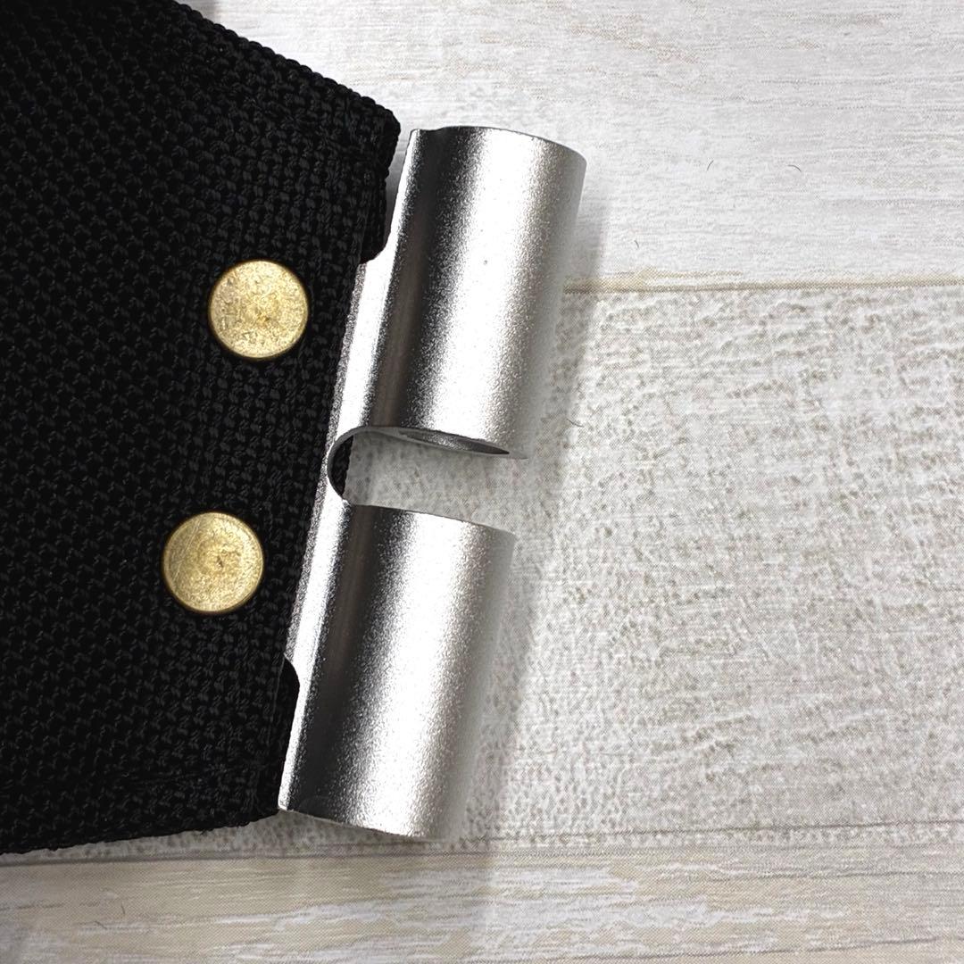 ニックス バリスティック 小物腰袋　白タグ　アルミシルバー