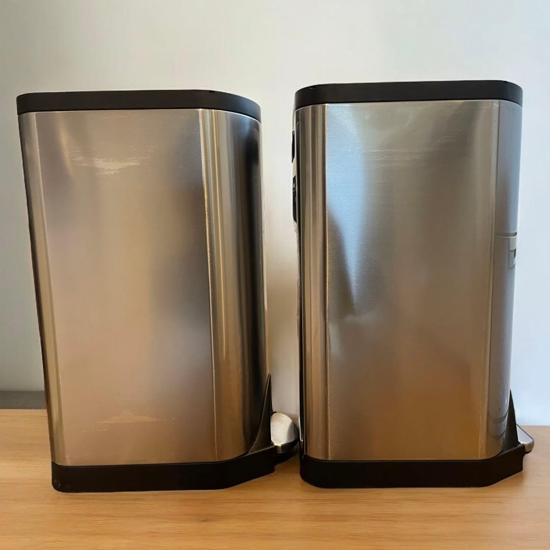 シンプルヒューマン　バタフライステップカン　ゴミ箱　30L 2個セット