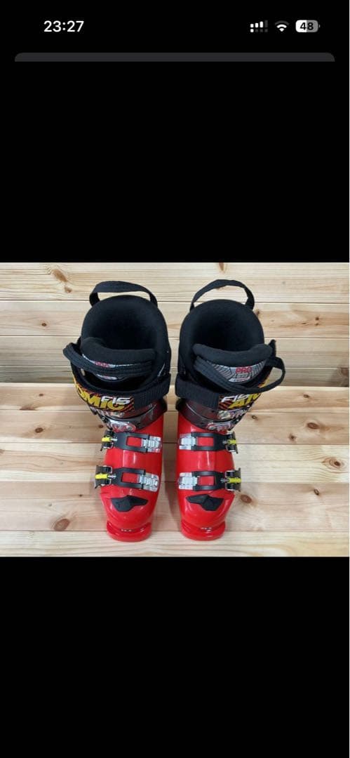 Atomic ジュニアスキーブーツ 22.5