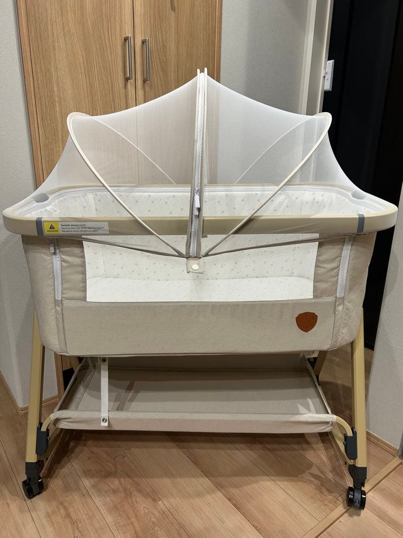 HZDMJ 2024モデル ベビーベッド 持ち運び 折りたたみ 0〜24ヶ月