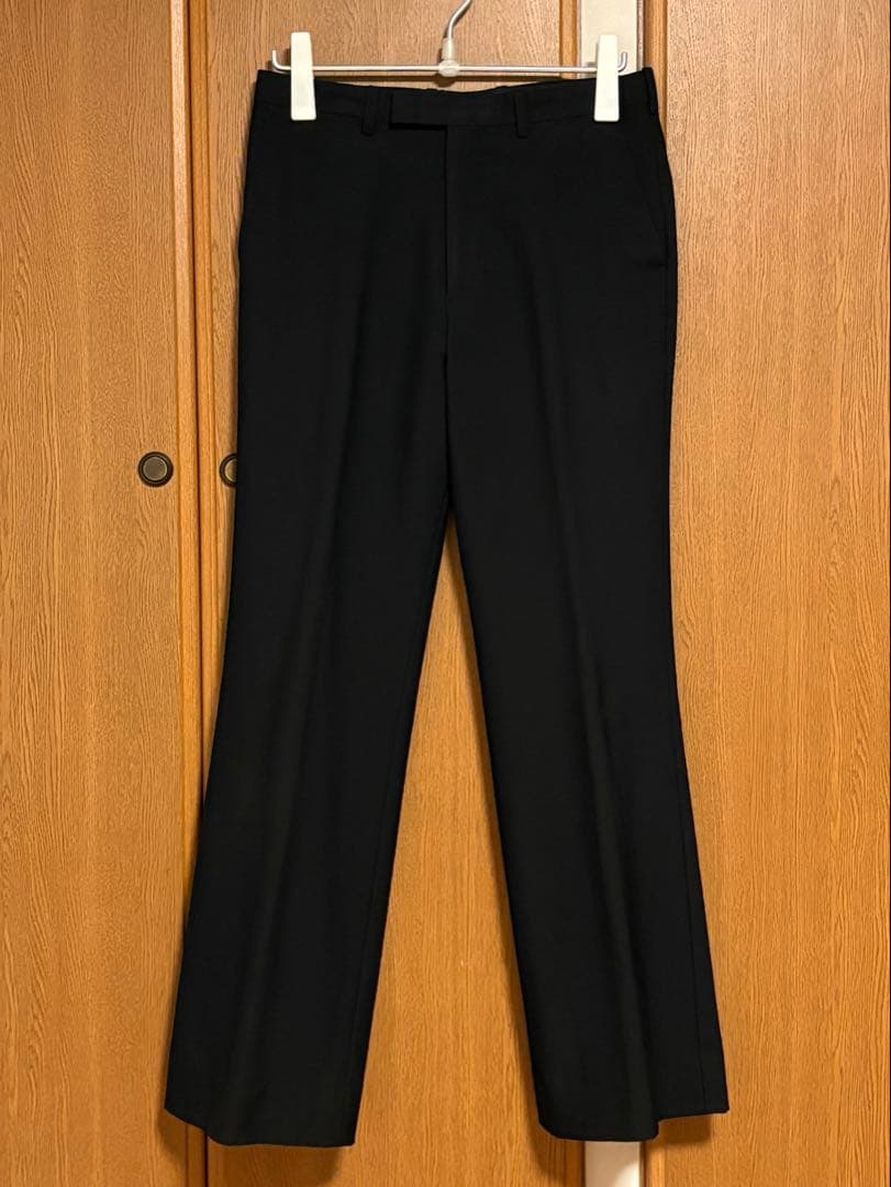 LAD MUSICIAN　スリムフレアスラックス　44 ブラック