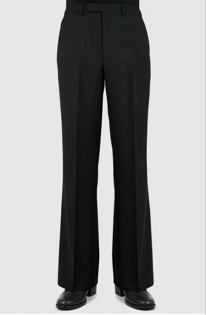 LAD MUSICIAN　スリムフレアスラックス　44 ブラック