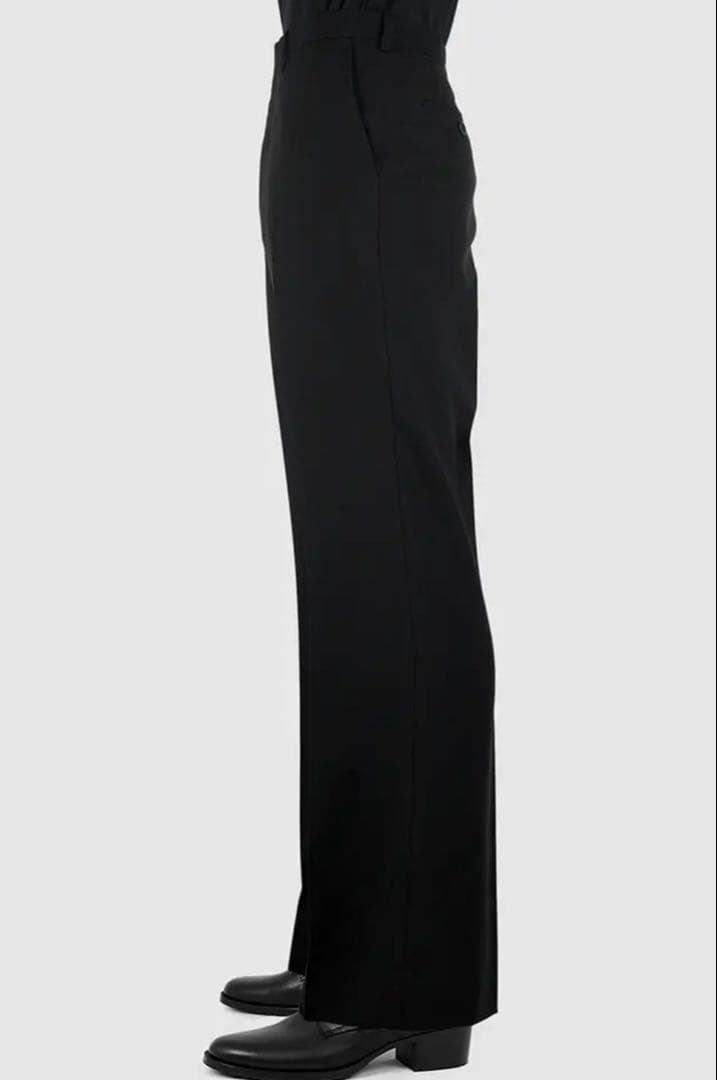 LAD MUSICIAN　スリムフレアスラックス　44 ブラック