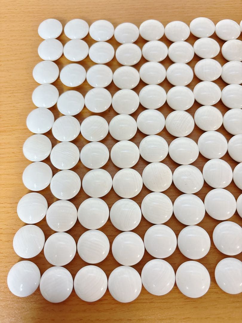 本蛤　雪印　囲碁石 木製 35号　9.9mm 最高級　プロ 　囲碁