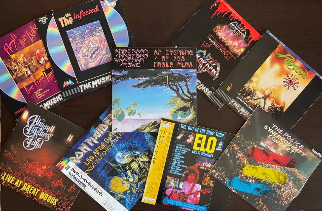 プログレ ヘビメタ サザンロック LD セット 8枚 アイアンメイデン