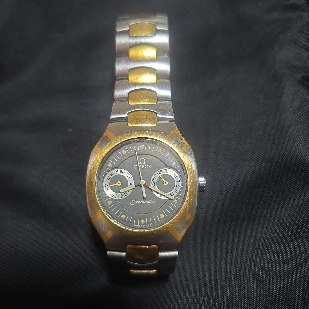 稼働確認済みOMEGA Seamaster ポラリス クォーツ レディース