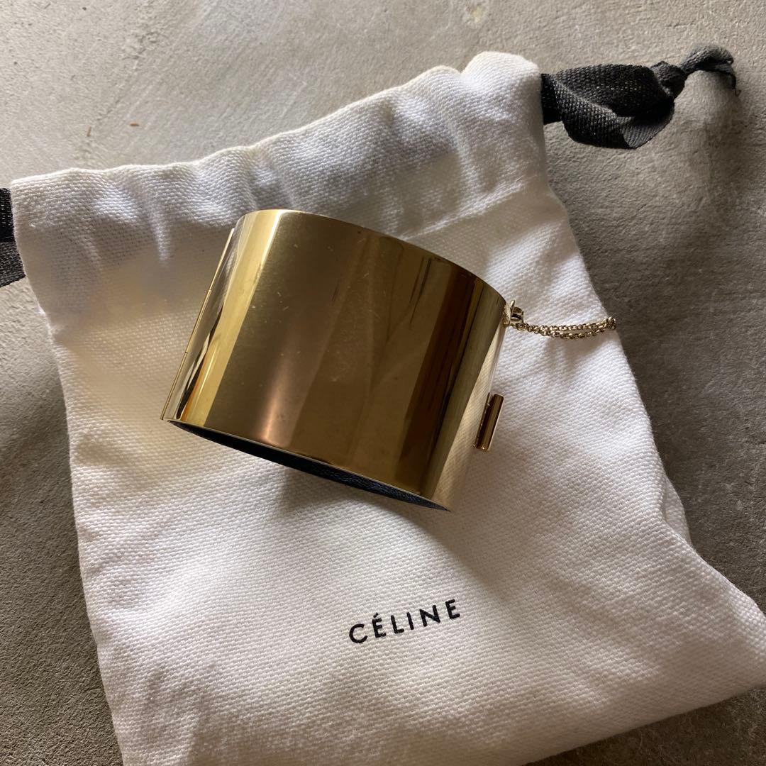 CELINE バングル　ゴールド size S