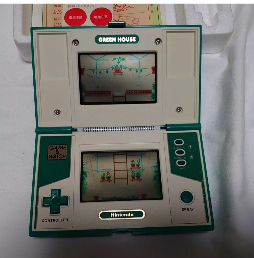 Nintendo Game & Watch Green House 箱付 動作品