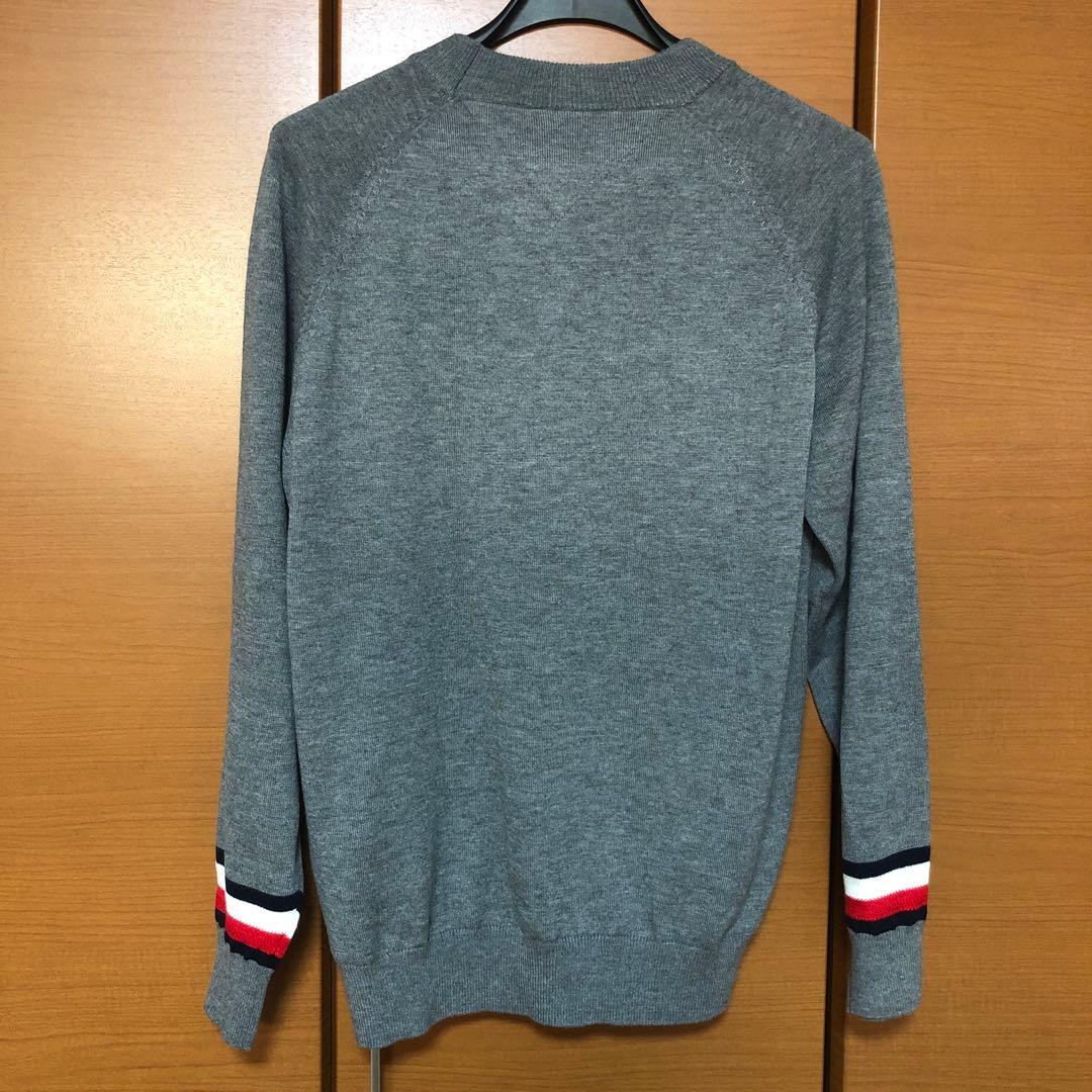 [ トミーヒルフィガー ゴルフ ]メンズ裏地付 モックネックセーター : グレー