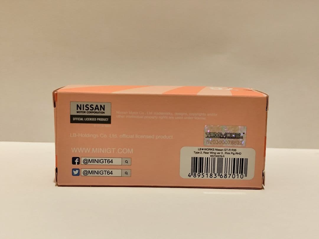 Minigt 1/64 LB★WORKS GT-R Pink Pig RHD