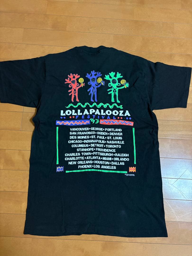 激レア！90sヴィンテージ Lollapalooza ’93 ツアーTシャツ