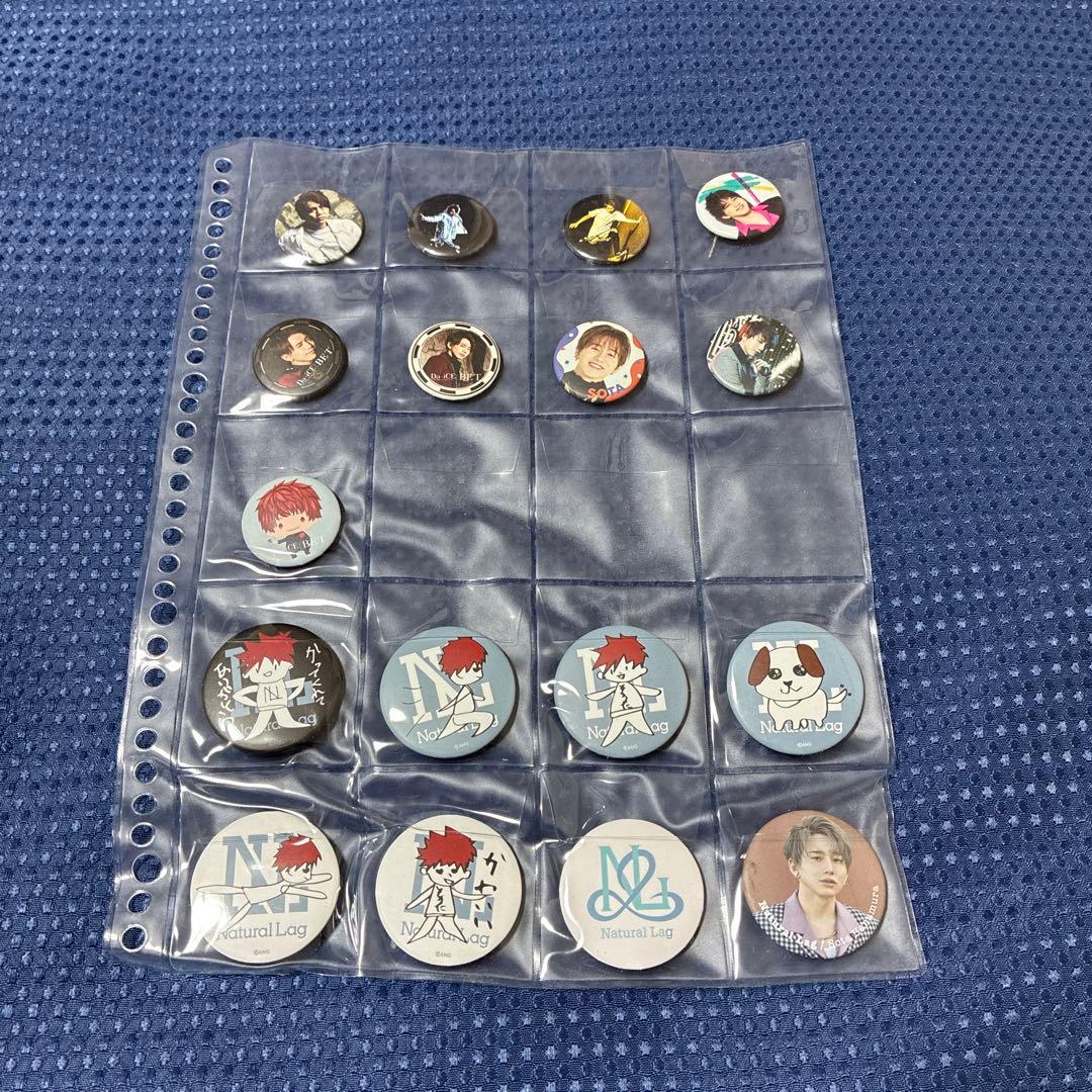 【118個セット】Da-iCE Natural Lag 缶バッジ 花村想太/集合