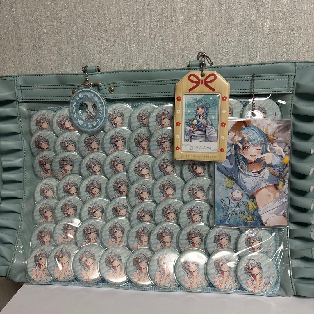 白波らむね　缶バッチ　痛バ