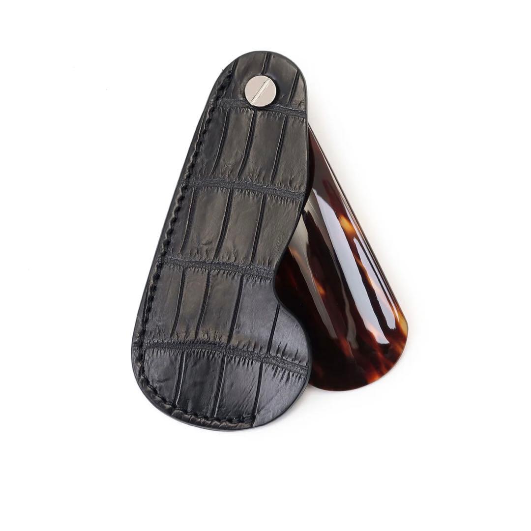 THE SOLE | ザソール クロコダイルケース 鼈甲シューホーン 靴べら
