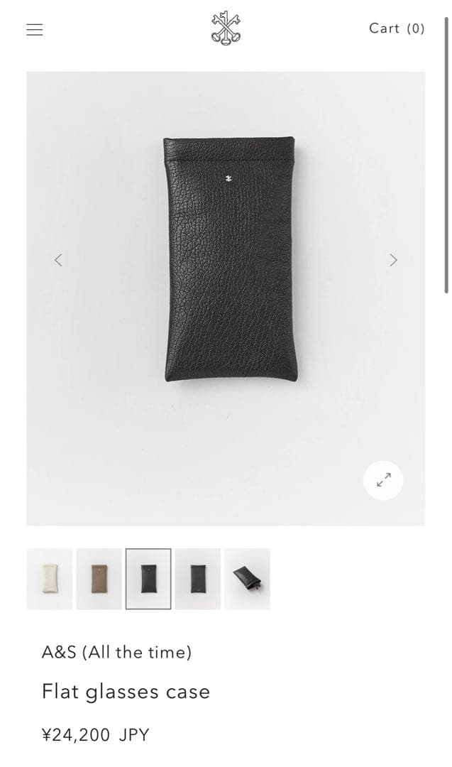 アーツアンドサイエンス　メガネケース