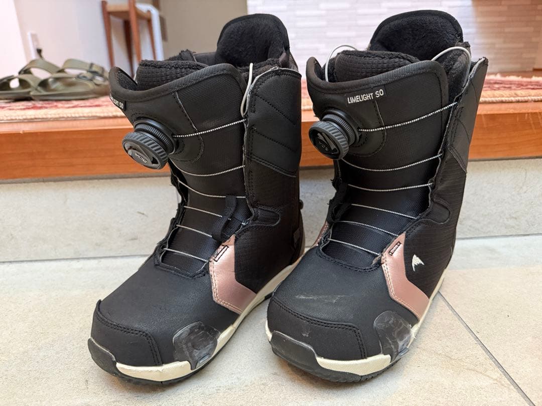 Burton、ウィメンズ、ライムライト、ステップオン、24cm、中古