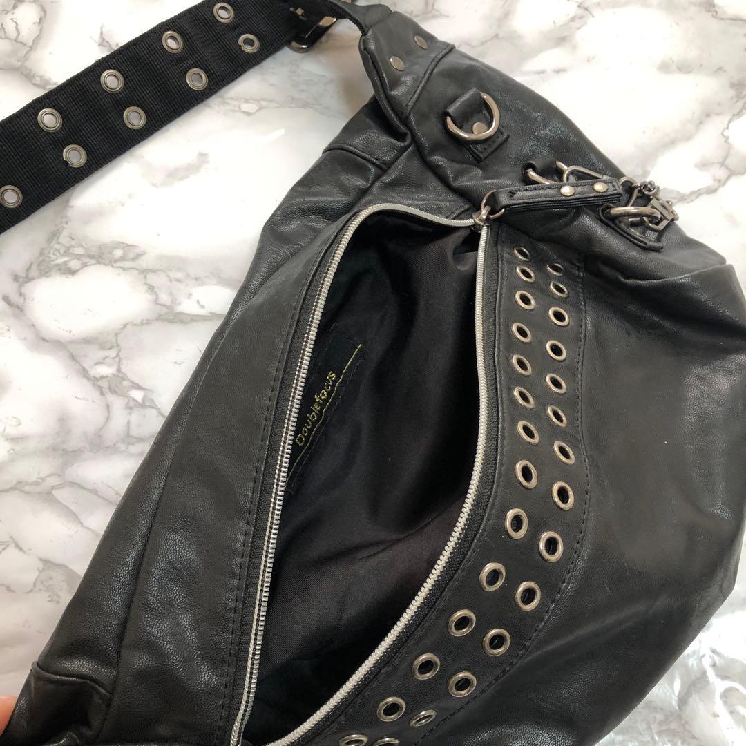 バッグ 00s y2k one shoulder bag black chain